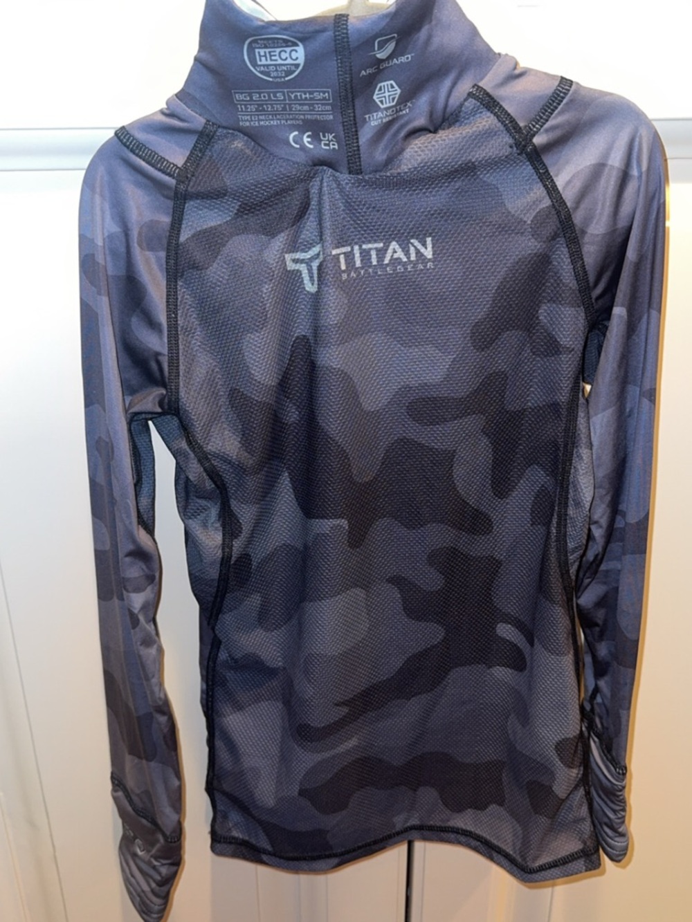 Titan Battlegear Youth Small Athletic - Black/Gray/White - Picture 2 of 8